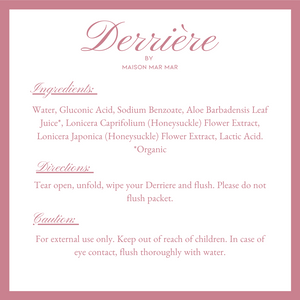 Derrière Wipes for Women